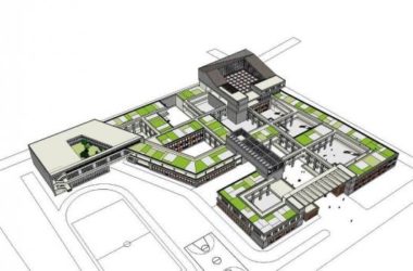 Sketchup学校模型|多层中小学学校,教学楼,教育建筑,现代风格-BIM建筑网