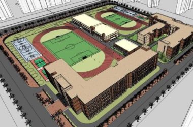 Sketchup学校模型|多层中小学学校,教学楼,教育建筑,现代风格-BIM建筑网