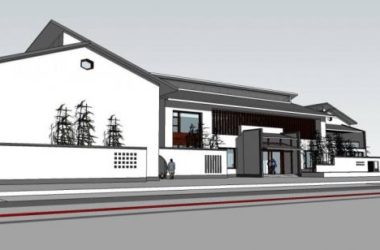 Sketchup商业模型|多层会所,商业建筑,中式风格-BIM建筑网