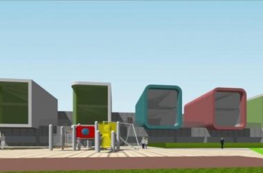 Sketchup学校模型|多层幼儿园学校,教育建筑,现代风格-BIM建筑网