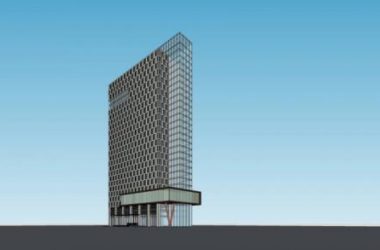 Sketchup办公模型|高层办公楼,写字楼,现代风格-BIM建筑网