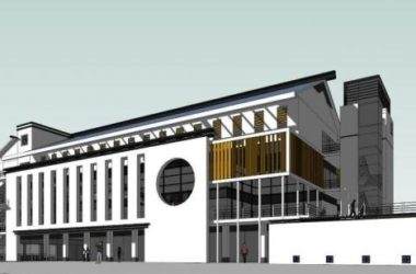 Sketchup学校模型|多层中小学学校,教学楼,教育建筑,新中式风格-BIM建筑网