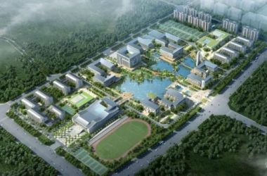 Sketchup学校模型|多层中小学学校,徽派教学楼,教育建筑,中式风格-BIM建筑网