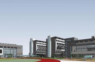 Sketchup学校模型|多层中小学学校,教学楼,教育建筑,现代风格-BIM建筑网
