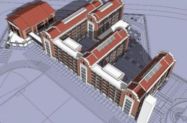 Sketchup学校模型|多层中小学学校,教学楼,教育建筑,古典风格-BIM建筑网
