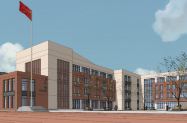 Sketchup学校模型|多层中小学学校,教育建筑,现代风格-BIM建筑网