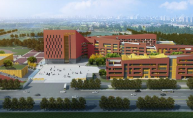 Sketchup学校模型|多层中学学校,教育建筑,现代风格-BIM建筑网