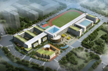 Sketchup学校模型|多层中小学学校,教育建筑,现代风格-BIM建筑网