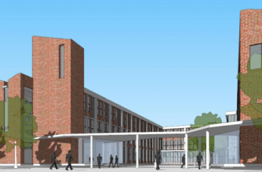 Sketchup学校模型|多层中小学学校,教育建筑,现代风格-BIM建筑网
