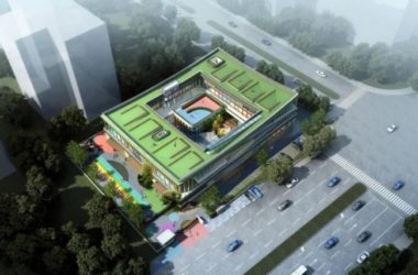Sketchup学校模型|多层幼儿园学校,教育建筑,现代风格-BIM建筑网