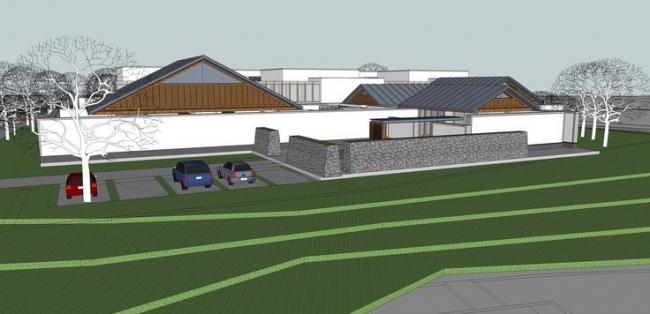 Sketchup住宅模型|多层住宅院落,中式风格 Sketchup住宅模型|多层住宅院落,中式风格