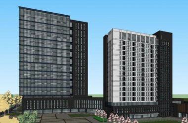 Sketchup办公模型|产业园科研楼,高层办公,现代风格-BIM建筑网