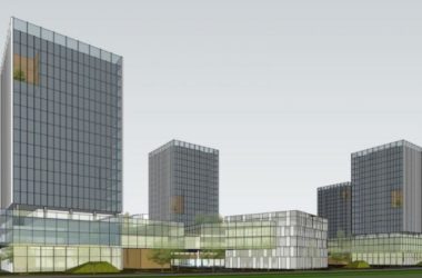 Sketchup办公模型|高层办公楼,写字楼,现代风格-BIM建筑网