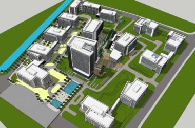 Sketchup办公模型|多层高层混合办公楼群,企业创意园,现代风格-BIM建筑网