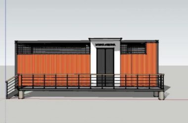 Sketchup商业模型|集装箱,商业,现代风格-BIM建筑网