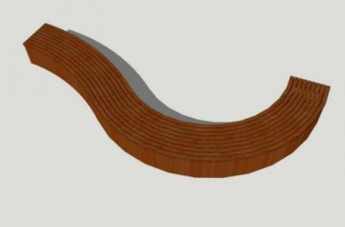 Sketchup素材模型|户外广场座椅,公园椅,公共椅,景观素材组件-BIM建筑网