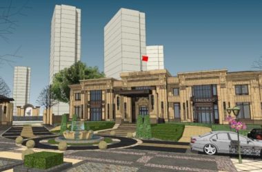 Sketchup商业模型|多层售楼处中心,商业建筑,欧式古典风格-BIM建筑网