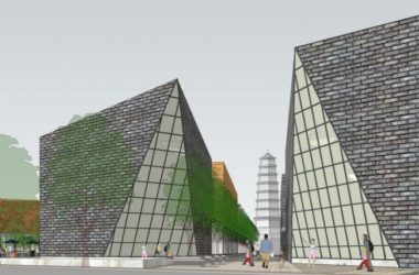 Sketchup商业模型|多层商业街,现代风格-BIM建筑网