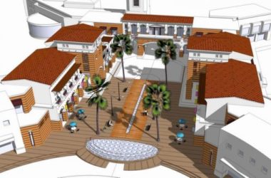Sketchup商业模型|多层沿街商业,西班牙古典风格-BIM建筑网
