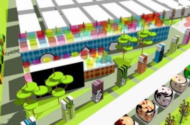 Sketchup学校模型|多层卡通幼儿园,学校,教育建筑,现代风格-BIM建筑网