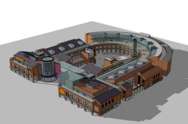 Sketchup商业模型|上海陆家嘴96广场,多层商业,现代风格-BIM建筑网