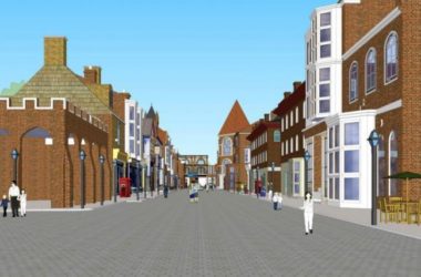 Sketchup商业模型|多层商业街,英式古典风格-BIM建筑网