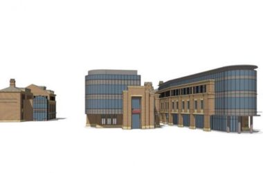 Sketchup商业模型|多层商业街,欧式古典风格-BIM建筑网