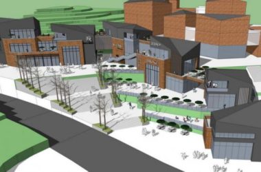 Sketchup商业模型|多层山地商业,现代风格-BIM建筑网