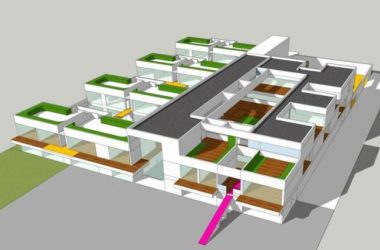 Sketchup学校模型|多层幼儿园,教育建筑,现代风格-BIM建筑网