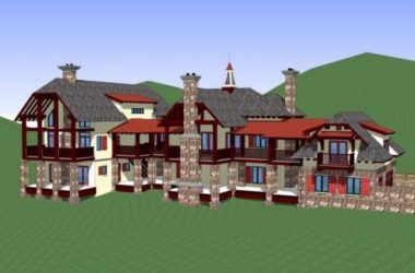 Sketchup商业模型|多层意式会所,商业建筑,古典风格-BIM建筑网