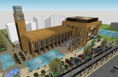 Sketchup商业模型|多层售楼中心售楼处,商业建筑,现代风格-BIM建筑网