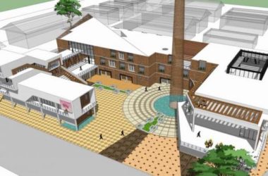 Sketchup商业模型|旧厂房商业改建,多层商业,现代风格-BIM建筑网