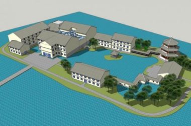 Sketchup商业模型|景区多层会所,商业建筑,中式风格-BIM建筑网
