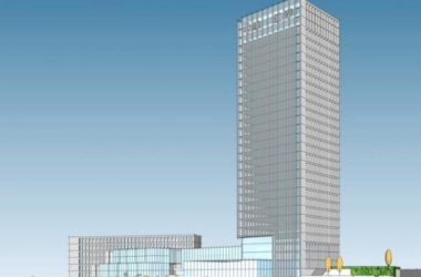 Sketchup办公模型|高层办公楼写字楼,现代风格-BIM建筑网