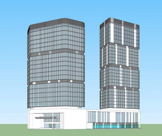 Sketchup酒店模型|高层酒店,现代风格 Sketchup酒店模型|高层酒店,现代风格