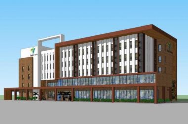 Sketchup办公模型|多层小型办公楼立面,现代风格-BIM建筑网