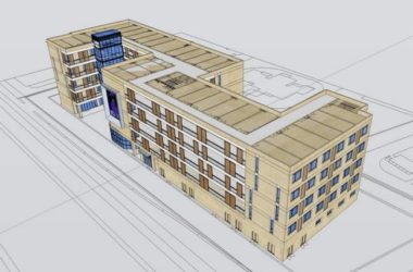 Sketchup办公模型|多层办公楼,现代风格-BIM建筑网