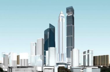 Sketchup办公模型|超高层办公楼,现代风格-BIM建筑网