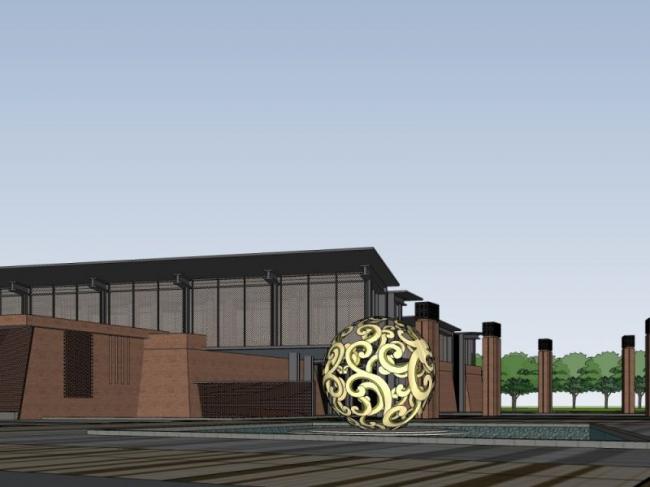 Sketchup办公模型|多层办公楼,现代风格 Sketchup办公模型|多层办公楼,现代风格
