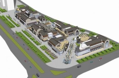 Sketchup商业模型|多层商业街,新中式风格-BIM建筑网