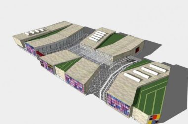 Sketchup商业模型|多层商业购物中心,现代风格-BIM建筑网