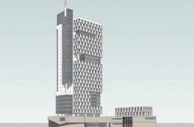 Sketchup办公模型|高层办公楼,现代风格-BIM建筑网
