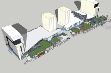 Sketchup商业模型|多层商业街,现代风格-BIM建筑网