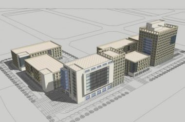 Sketchup办公模型|多层办公楼,现代风格-BIM建筑网