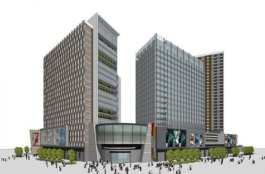 Sketchup办公模型|高层办公楼,现代风格-BIM建筑网