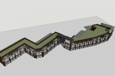 Sketchup商业模型|多层商业裙房,现代风格-BIM建筑网