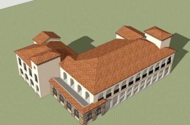 Sketchup商业模型|多层会所,商业建筑,西班牙风格,古典风格-BIM建筑网