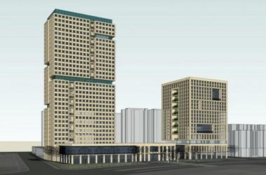 Sketchup办公模型|高层办公楼,现代风格-BIM建筑网