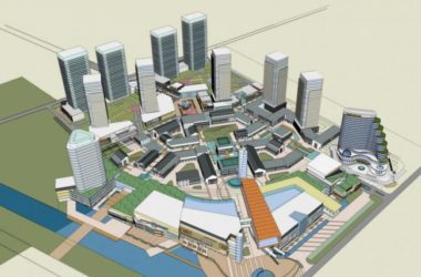 Sketchup商业模型|多层分散式商业街,现代风格-BIM建筑网