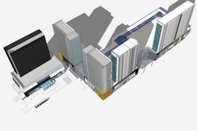 Sketchup办公模型|高层办公楼,现代风格 Sketchup办公模型|高层办公楼,现代风格